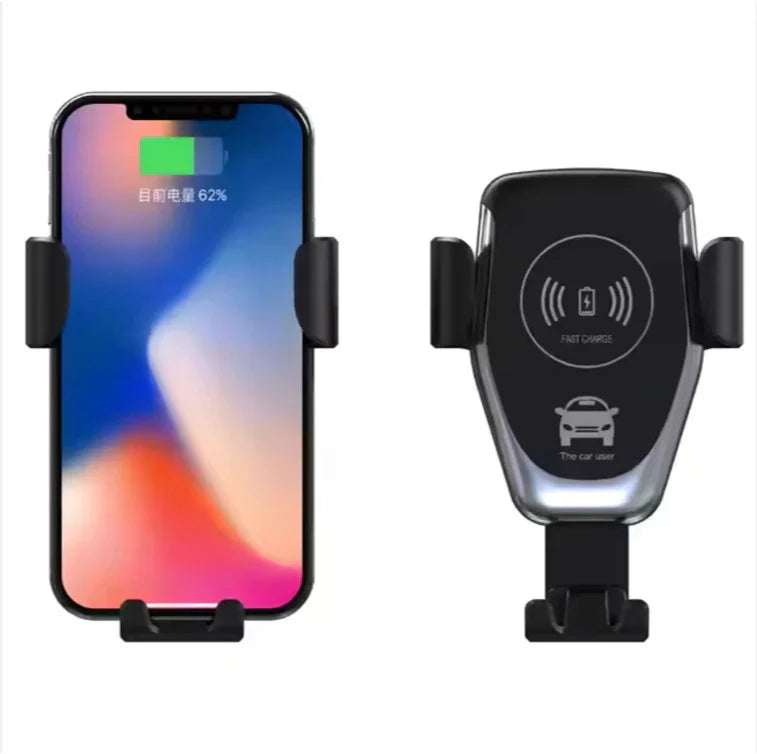Auto Clamping Car Charger  شاحن سيارة لاسلكي بقفل تلقائي