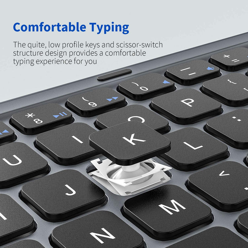Foldable Bluetooth Keyboard لوحة مفاتيح بلوتوث قابلة للطي Nuqaa