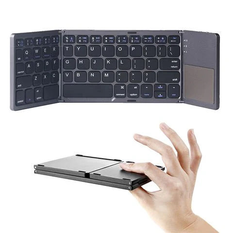 Foldable Bluetooth Keyboard لوحة مفاتيح بلوتوث قابلة للطي Nuqaa