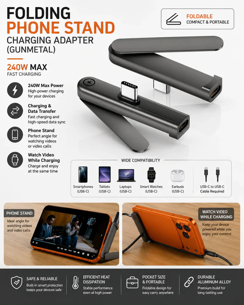 USB-C Phone Stand  حامل هاتف USB-C